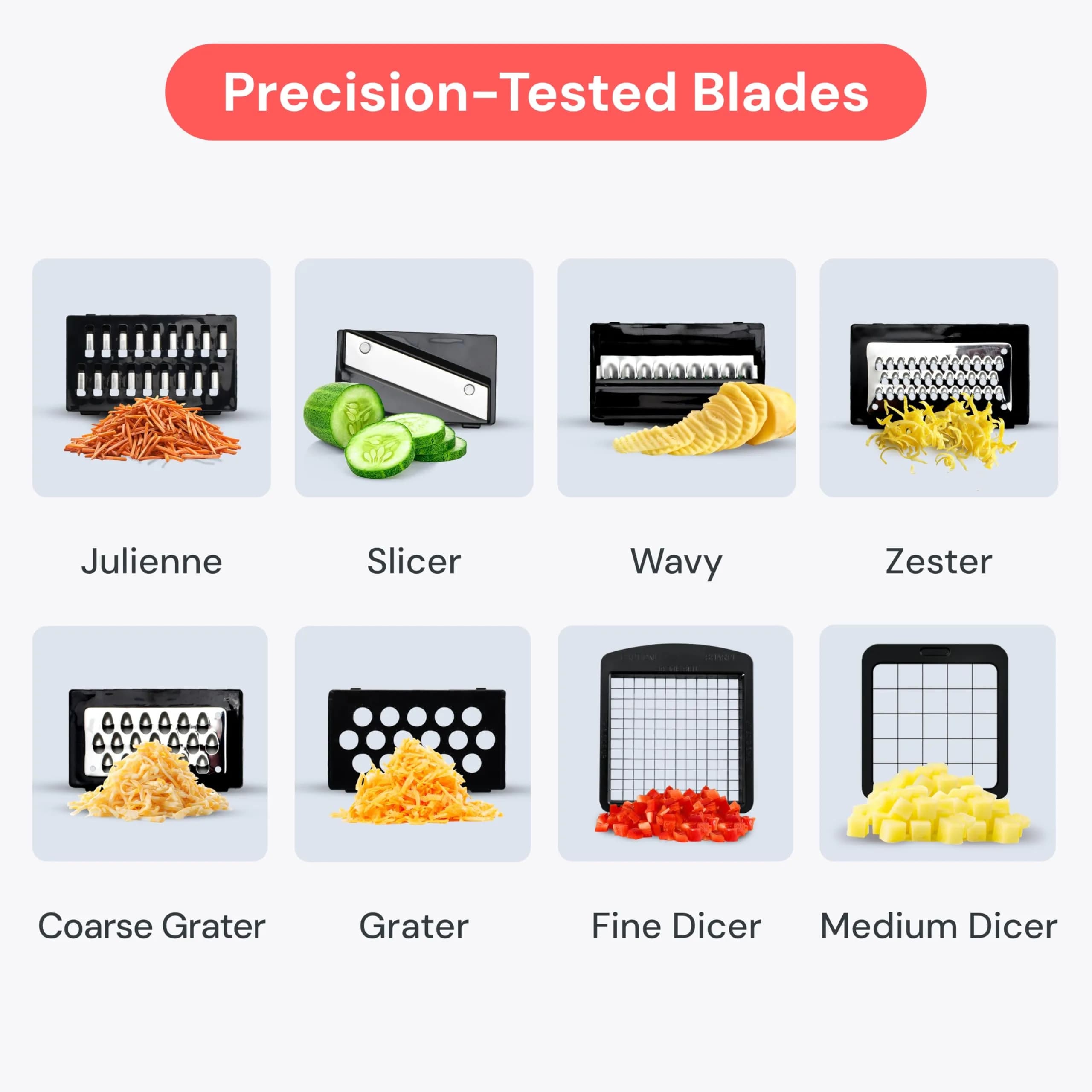 Fullstar Pro Original Vegetable Chopper & Mandoline Slicer Kitchen Gadget 1.16 kg (2.56 lb) | TikTok Viral Kitchen Tool for Fast Prep - view 4