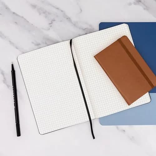 PAPERAGE Graph Paper Journal Notebook, Cognac, 160 Pages, 14.4cm x 20.3cm (5.6 in x 8 in) | 100 GSM Thick Paper for Work or School thumbnail 6