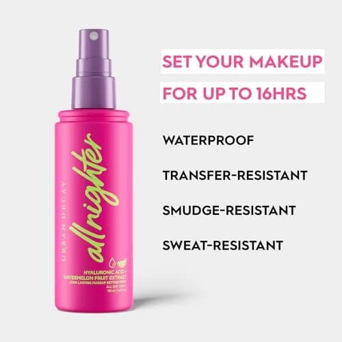 Urban Decay All Nighter Hyaluronic Acid Setting Spray 30ml (1 fl oz) | Luminous Dewy Finish thumbnail 3