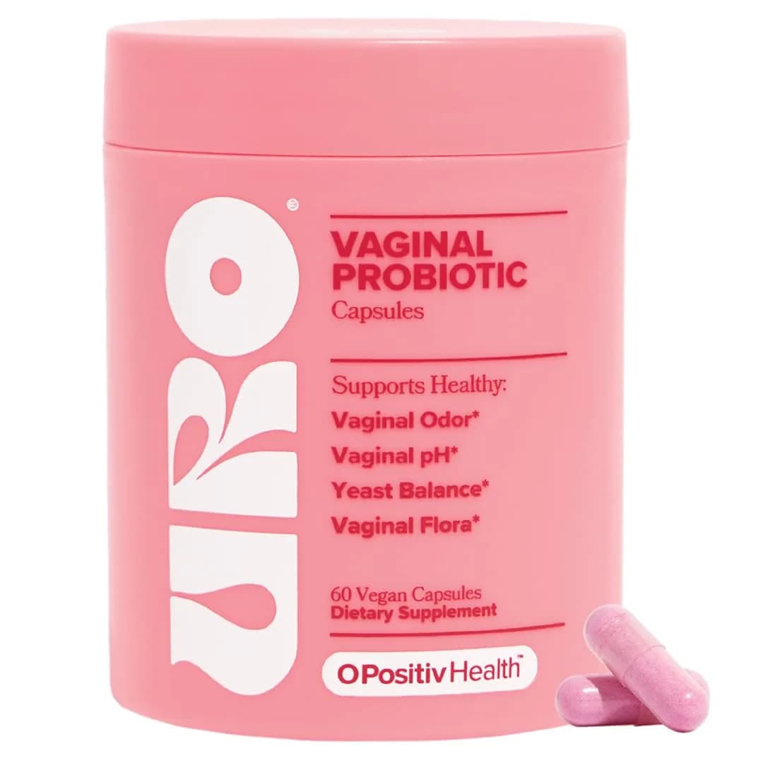 O Positiv URO Vaginal Probiotics 60 Count (1 Month Supply) | Supports Vaginal Health & pH Balance - main product image