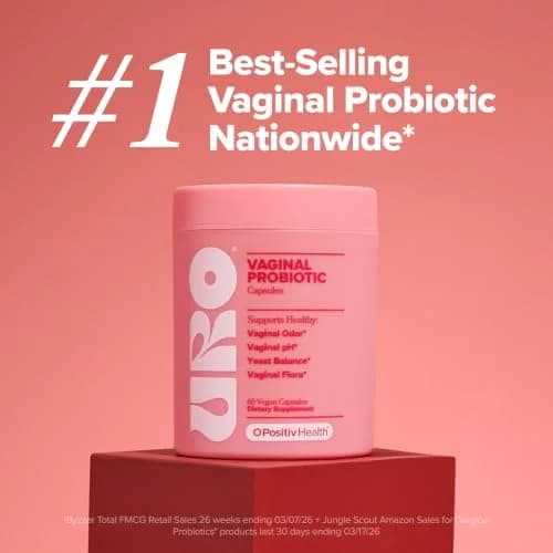 O Positiv URO Vaginal Probiotics with Prebiotics & Lactobacillus for Women - 60 Count (Pack of 1) | Supports Vaginal Health thumbnail 8