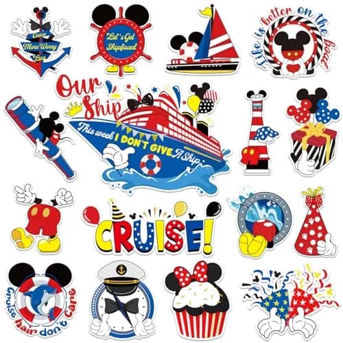 Lionoble 16pcs Reflective Mouse & Cruise Door Magnets | Summer Magnetic Stickers for Cars & Refrigerator thumbnail 1