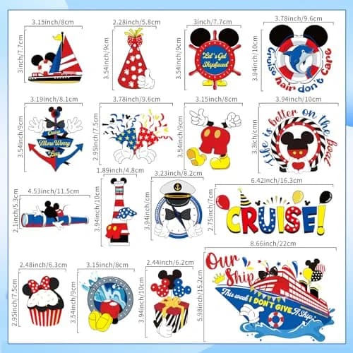 Lionoble 16pcs Reflective Mouse & Cruise Door Magnets | Summer Magnetic Stickers for Cars & Refrigerator thumbnail 5