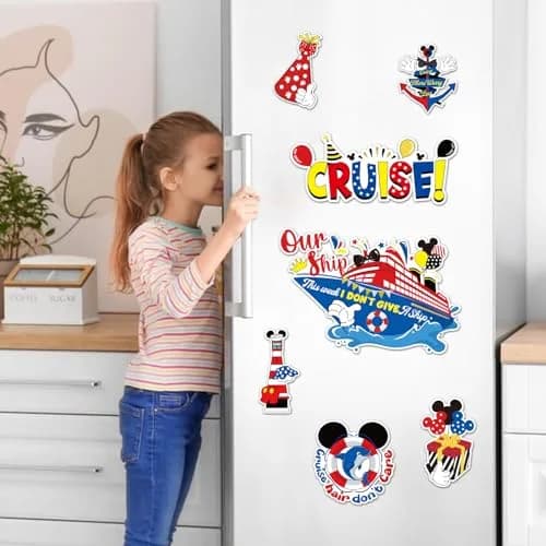 Lionoble 16pcs Reflective Mouse & Cruise Door Magnets | Summer Magnetic Stickers for Cars & Refrigerator thumbnail 6