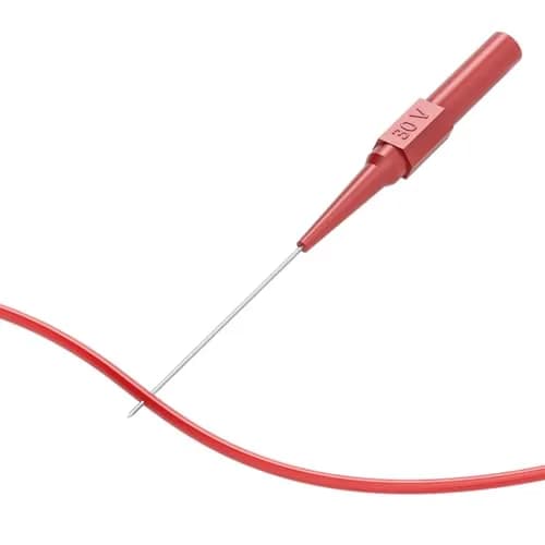 Goupchn 0.7mm Long Version Test Probes Pins, Red & Black | Stainless Steel, 11.2cm, 10PCS thumbnail 4