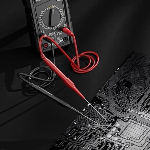 Goupchn 0.7mm Long Version Test Probes Pins, Red & Black | Stainless Steel, 11.2cm, 10PCS thumbnail 6