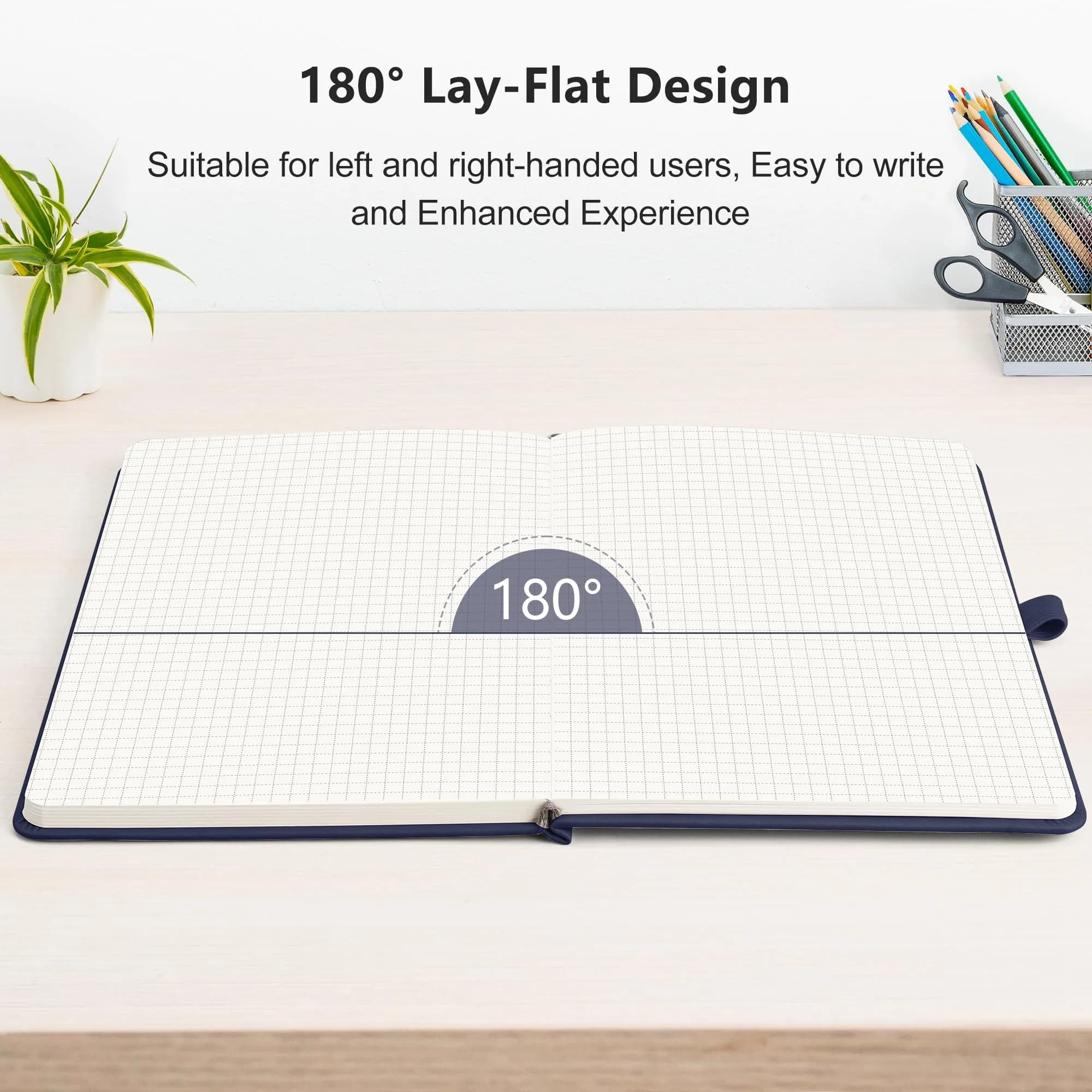 RETTACY Graph Grid Paper Notebook A5 (5.7'' x 8.3'') 192 Pages | Engineering Paper for Students - view 6
