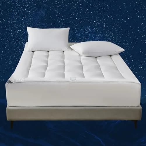 Sleep Climate Temperature Regulating Pillow Top Mattress Topper Twin 300TC Cotton Blend - 37.5® Technology for Deep Sleep thumbnail 1