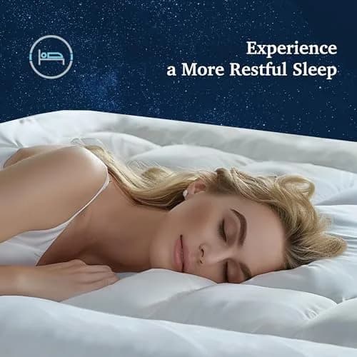 Sleep Climate Temperature Regulating Pillow Top Mattress Topper Twin 300TC Cotton Blend - 37.5® Technology for Deep Sleep thumbnail 5