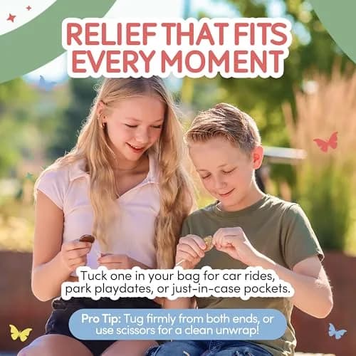 MommaBear Nausea & Motion Sickness Lollipops 5 Pack | Organic Ginger & Lemon Relief for Kids & Adults thumbnail 7