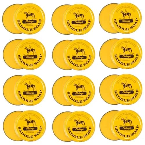 Fiebing's Yellow Saddle Soap 3.5 oz (12 Pack, 42 oz Total) | Leather Cleaner & Conditioner for Car Seats, Couches, Shoes, Purses thumbnail 1