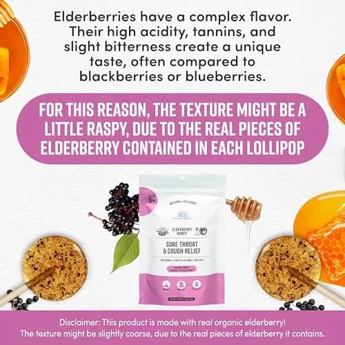MommaBear Organic Kids Cough Lollipops 5pc | Natural Sore Throat Relief & Cough Drop for Kids 3+ thumbnail 8