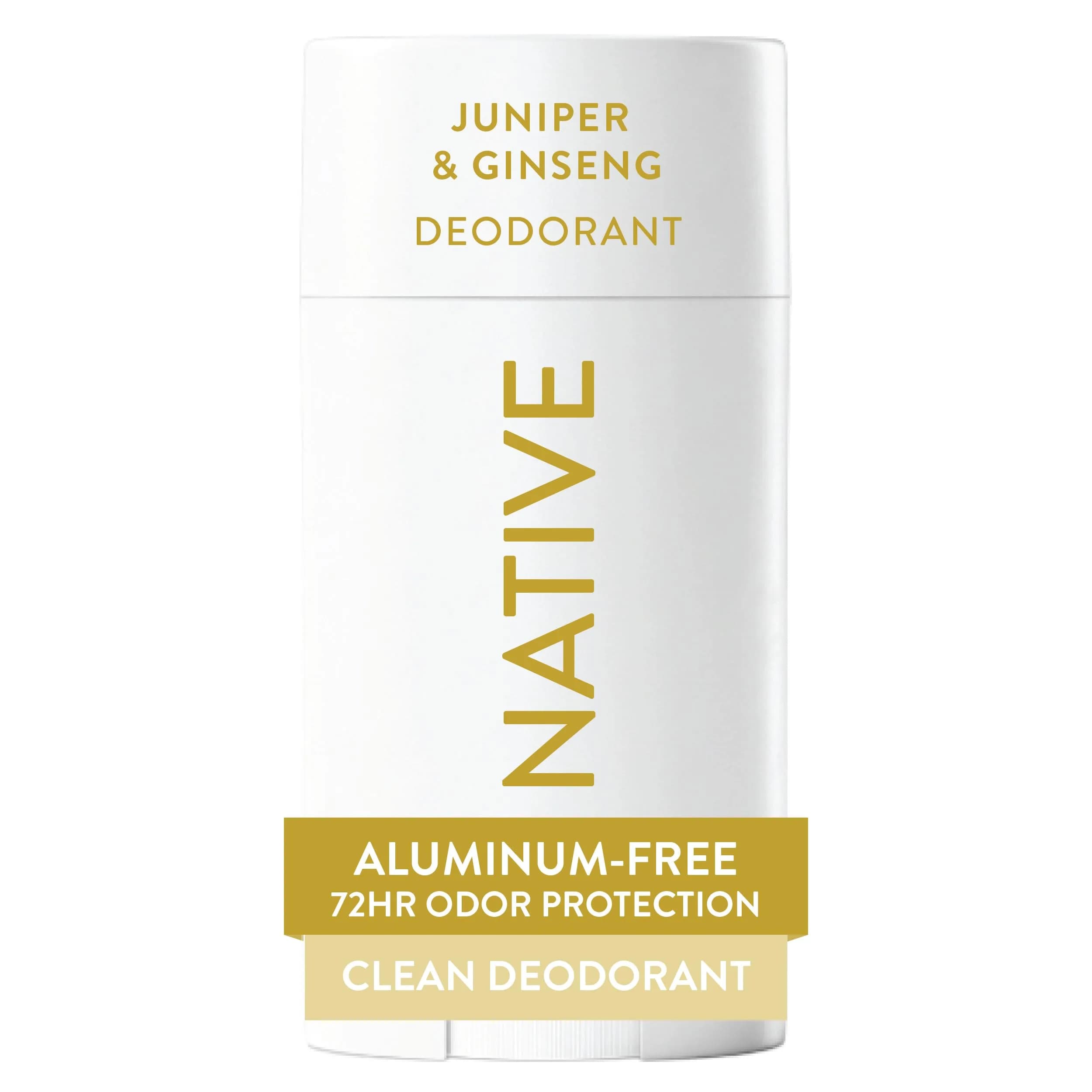 Native Natural Deodorant Juniper & Ginseng 75.6g (2.65oz) | 72-Hour Odor Control - main product image