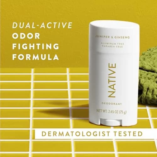 Native Natural Deodorant Juniper & Ginseng 75.6g (2.65oz) | 72-Hour Odor Control thumbnail 7