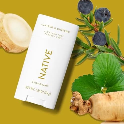 Native Natural Deodorant Juniper & Ginseng 75.6g (2.65oz) | 72-Hour Odor Control thumbnail 3