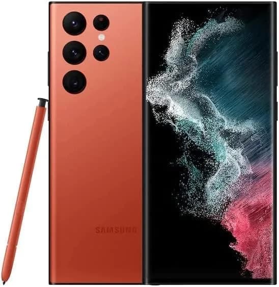 YJSK S Pen Replacement for Samsung Galaxy S22 Ultra 5G Stylus Pen with Bluetooth, 4096 Pressure Sensor, Air Command, 5 Tips (Red) thumbnail 3