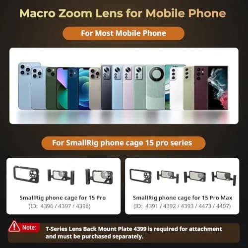 SMALLRIG 75mm HD Master Macro Lens 40mm Focal Length | Captures Intricate Details with Shallow Depth of Field thumbnail 4