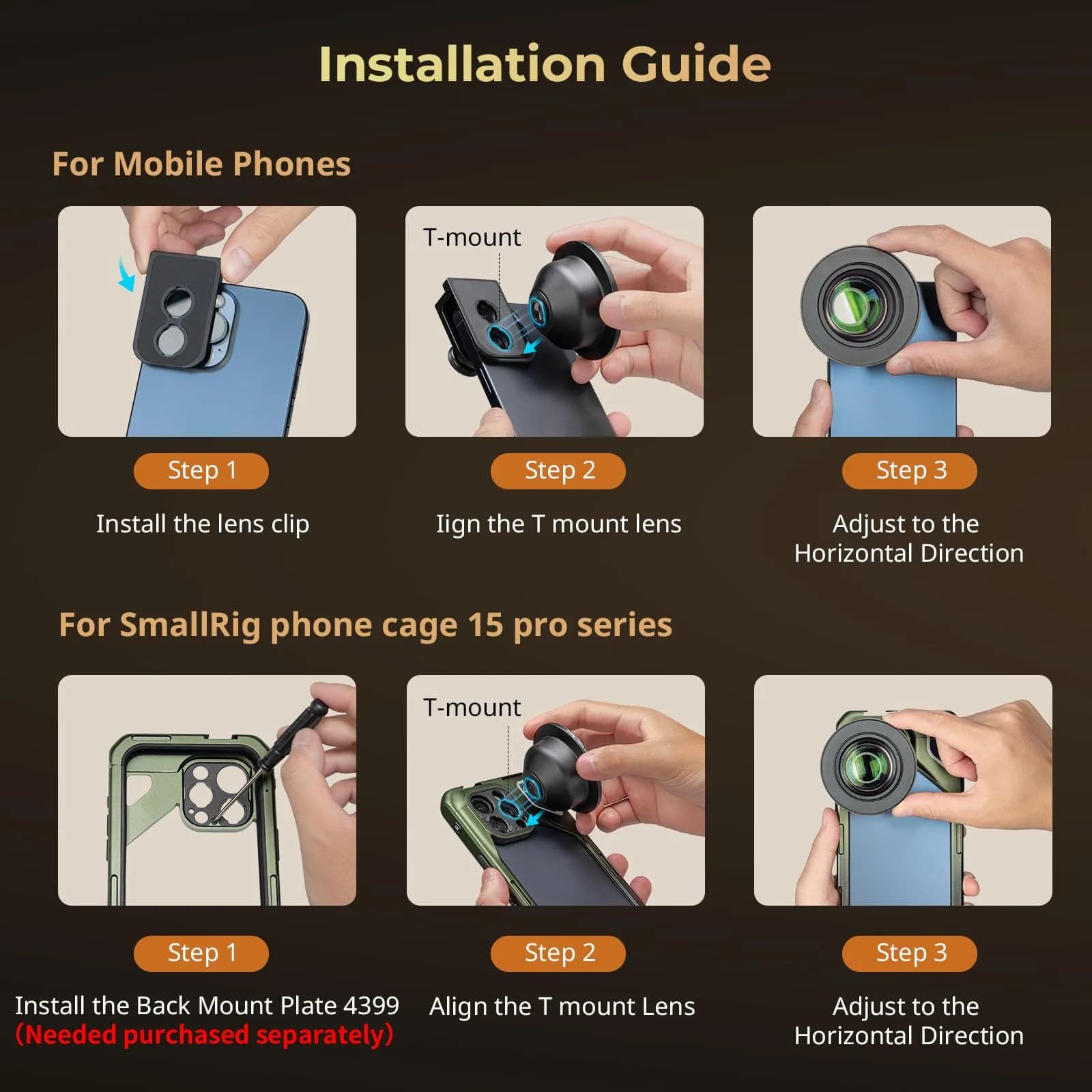 SMALLRIG 75mm HD Master Macro Lens 40mm Focal Length | Captures Intricate Details with Shallow Depth of Field - view 3