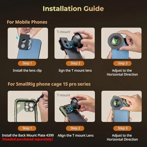 SMALLRIG 75mm HD Master Macro Lens 40mm Focal Length | Captures Intricate Details with Shallow Depth of Field thumbnail 3