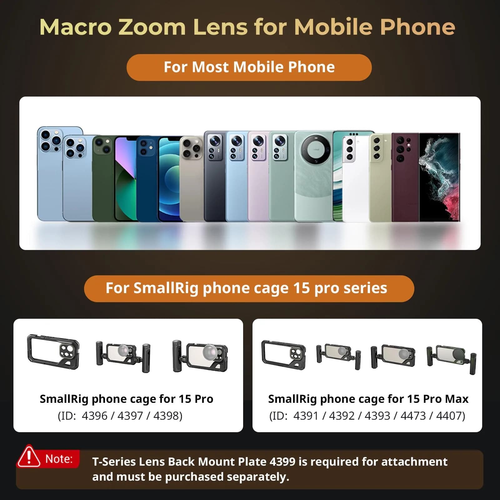 SMALLRIG 75mm HD Master Macro Lens 40mm Focal Length | Captures Intricate Details with Shallow Depth of Field - view 4