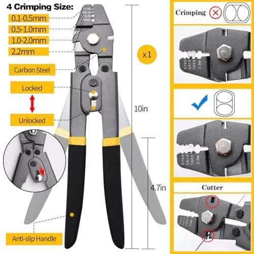 FGBNM 1/16" Wire Rope Kit with Turnbuckles & Eye Screws, 328ft (99.97m) Stainless Steel Cable thumbnail 2