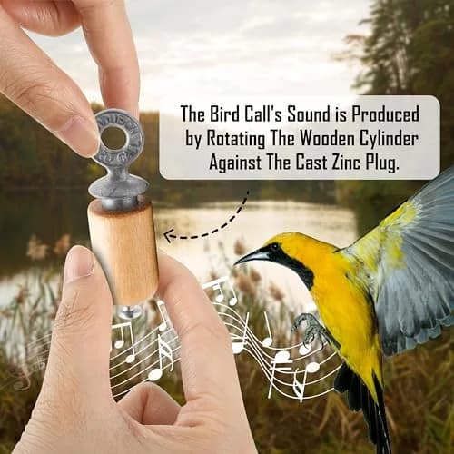Audubon Natural Bird Call - 2.5" (6.35 cm) | Authentic USA-Sourced Bird Sound Imitator thumbnail 2