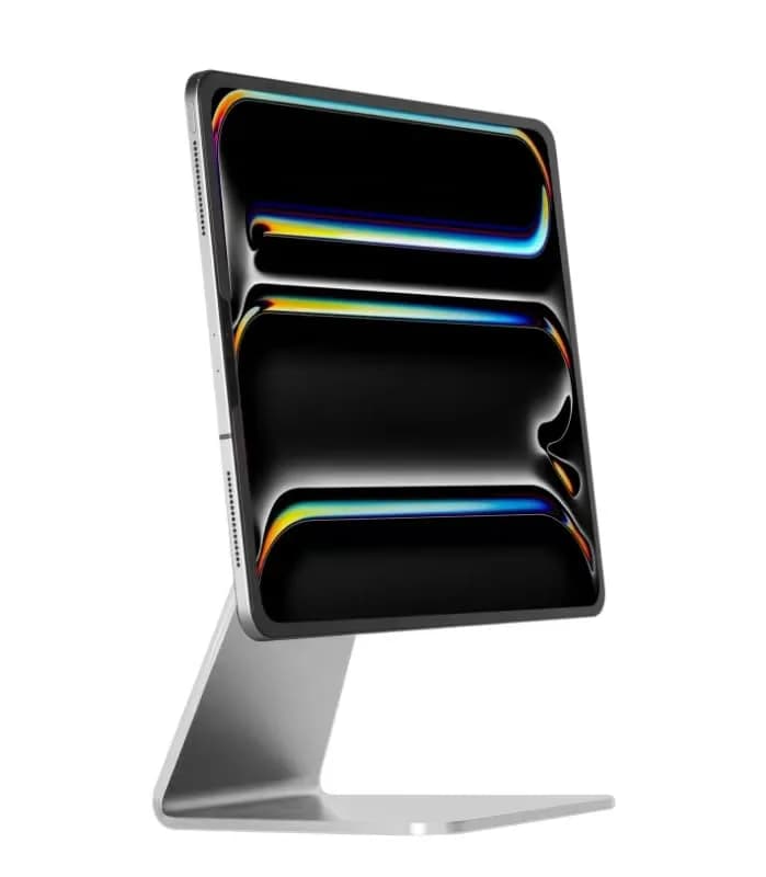 BongBingBoo Magnetic iPad Pro 13" Stand (M4&M5) Silver | Stable Aluminum Mount thumbnail 2