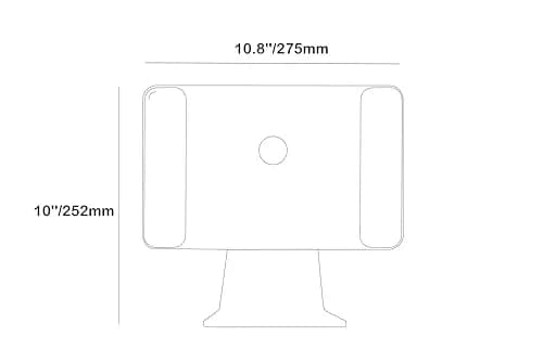 BongBingBoo Magnetic iPad Pro 13" Stand (M4&M5) Silver | Stable Aluminum Mount thumbnail 6