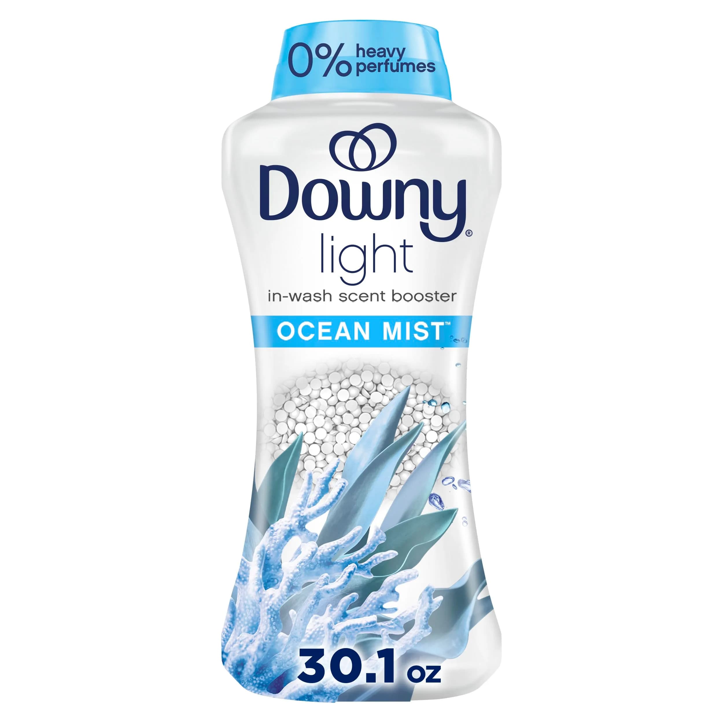 Downy Light Laundry Scent Booster Beads, Ocean Mist Scent, 30.1 OZ - main product image