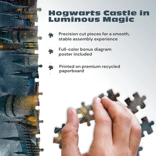 Ceaco Thomas Kinkade Harry Potter Hogwarts Castle 1500 Piece Jigsaw Puzzle 26.5 x 38.5 inches (67.3 x 97.8 cm) thumbnail 4
