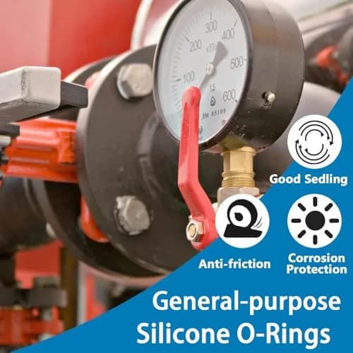 ZDBB White 1228 PCS Silicone O-Ring Kit | Assorted Sizes for Faucets & Plumbing thumbnail 4
