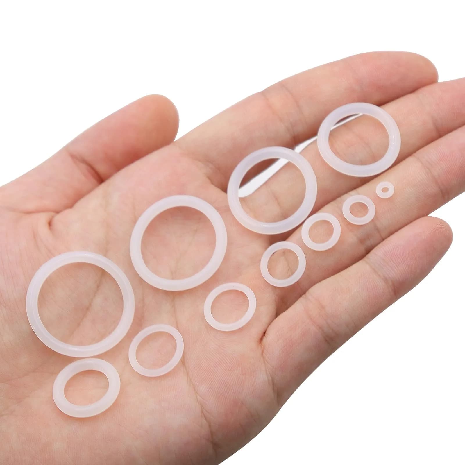 ZDBB White 1228 PCS Silicone O-Ring Kit | Assorted Sizes for Faucets & Plumbing - view 7