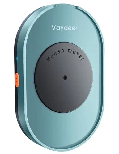 Vaydeer Undetectable Mouse Mover M3 Mouse Jiggler 140g (0.31 lb) | Keeps PC Active — River Blue