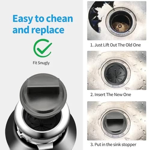 Dincerpen 3 Inch Garbage Disposal Splash Guard & Cover | Oil & Cold Resistant Rubber thumbnail 4