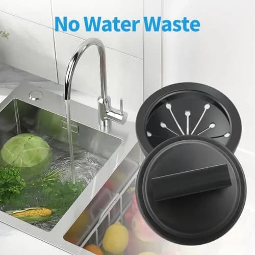 Dincerpen 3 Inch Garbage Disposal Splash Guard & Cover | Oil & Cold Resistant Rubber thumbnail 7