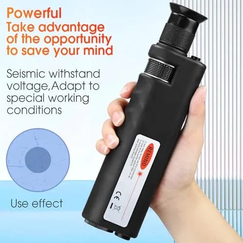BAOSHLA 4-Pack Fiber Optic Microscope 400X | Portable Inspection Tool with 2.5mm & 1.25mm Adapters thumbnail 3