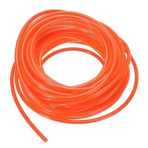 uxcell Orange Polyurethane Round Belt 4mm Dia, 10m (33ft) | Drive Transmission Smooth Surface thumbnail 1