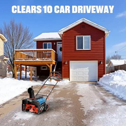 SENIX 40V 21-Inch Cordless Snow Blower with Variable-Speed Steel Auger | Efficient Snow Clearing thumbnail 8