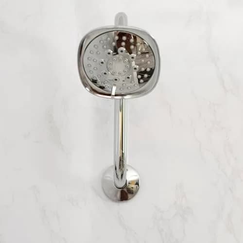 JS Jackson Supplies 10.5 Inch S-Shaped Shower Arm Extension with Flange | Chrome Finish thumbnail 9