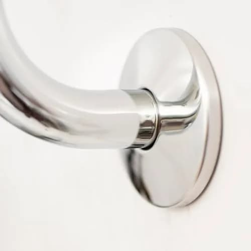JS Jackson Supplies 10.5 Inch S-Shaped Shower Arm Extension with Flange | Chrome Finish thumbnail 3