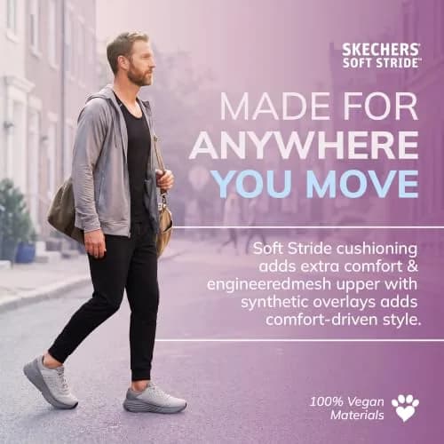Skechers Max Cushioning Endeavour Sneaker, Gray, US 9 | Lightweight Comfort for Men thumbnail 3