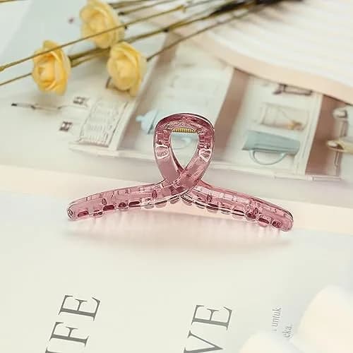 Akshetri Multicolor Large Hair Claw Clips (4 Pack) | Strong Hold for Thick & Long Hair thumbnail 2