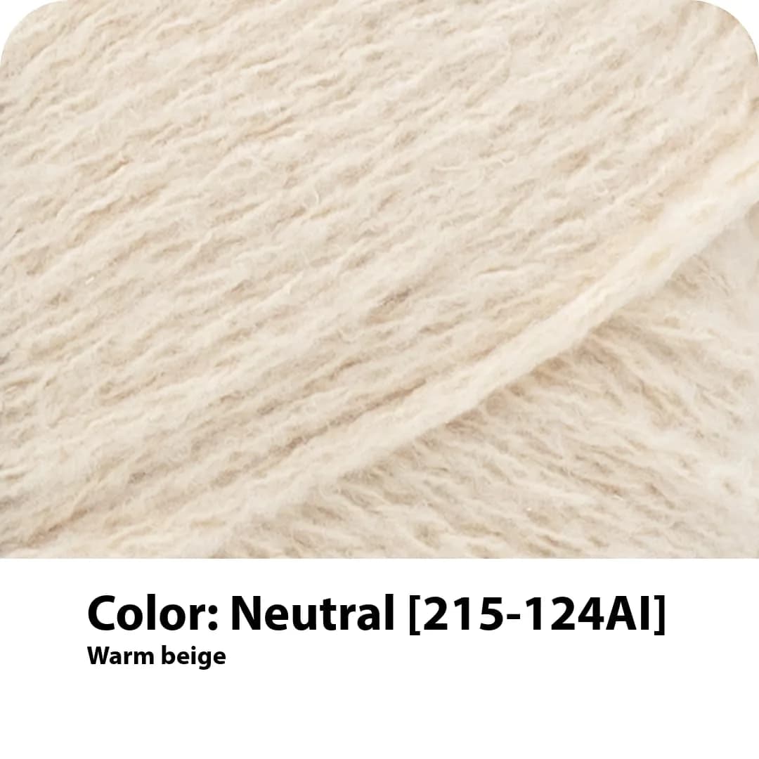Lion Brand Yarn Feels Like Butta Crochet & Knitting Yarn, Neutral, 100g (3.5 oz) | OEKO-TEX Certified Polyester - view 2