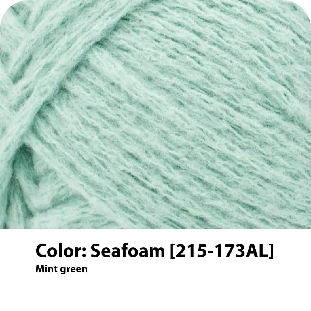 Lion Brand Feels Like Butta Yarn - Seafoam Green, 3 Pack, 100% Polyester Crochet & Knitting Yarn - view 2