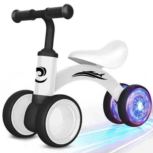 Gamfeiny Colorful Lighting Baby Balance Bike | 10-36 Months Toddler First Riding Toy thumbnail 1