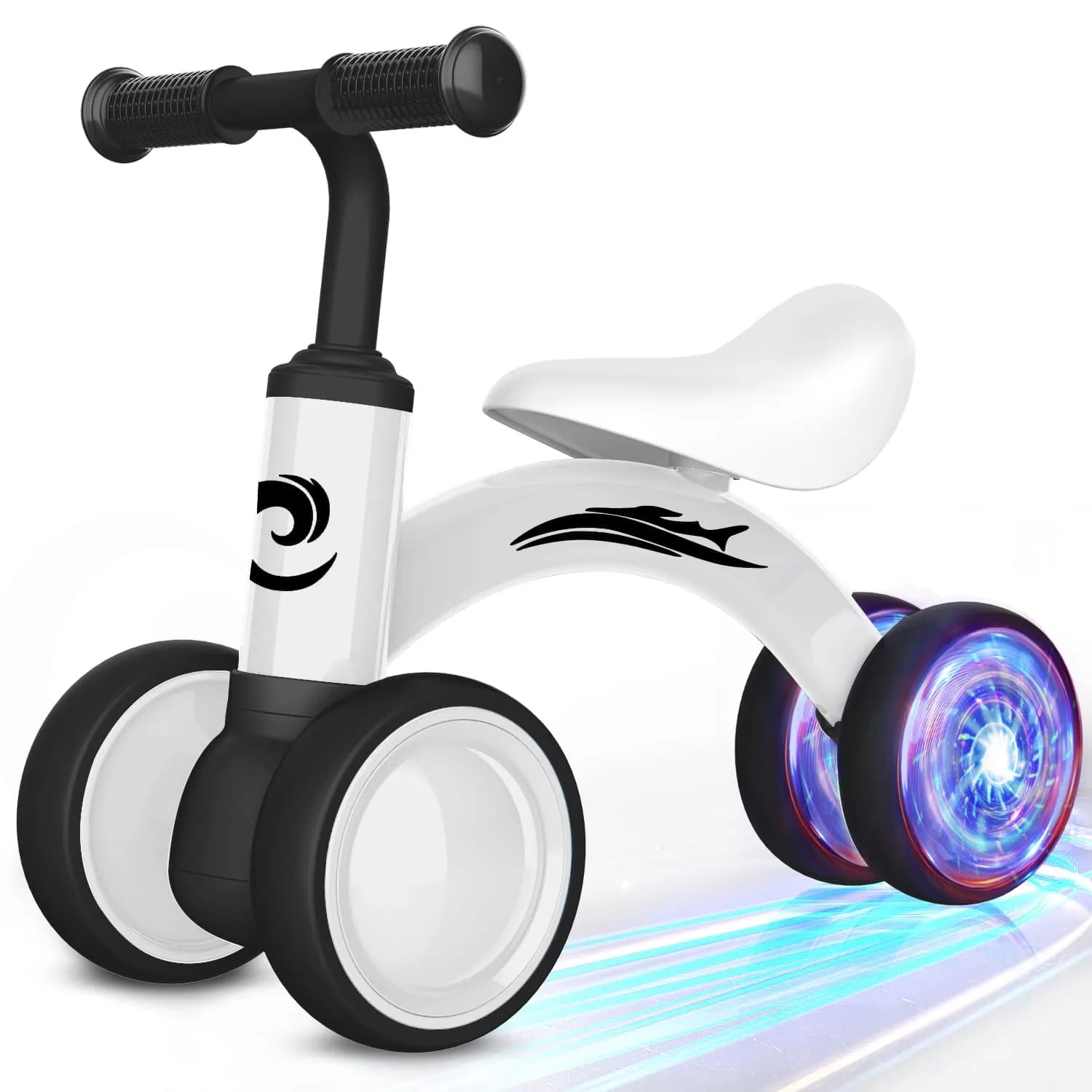 Gamfeiny Colorful Lighting Baby Balance Bike | 10-36 Months Toddler First Riding Toy - main product image