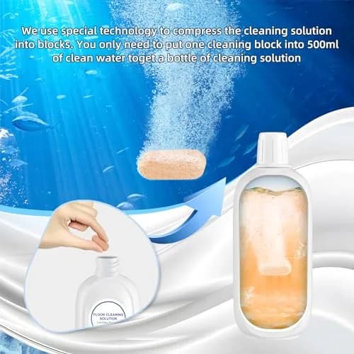 Nukisa Orange Scent Cleaning Solution Blocks 527c9f | 1660 ml (56.1 fl oz) | For Tineco Vacuums thumbnail 2