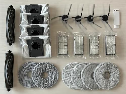 JoyBros Vacuum Cleaner Attachment Set for Dreame X40/L40 Ultra & MOVA P10/P50 Pro Ultra | 22-Piece Set with Hexagonal Side Brushes thumbnail 8