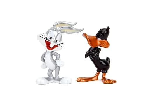 Jada Looney Tunes Metalfigs 4-Pack Bugs Bunny, Tasmanian Devil, Daffy Duck, Sylvester the Cat 2.5" (6.35cm) Metal Figures | Officially Licensed Collectible thumbnail 3