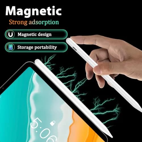 CMARS Stylus Pen for Android/Samsung A11+/A9+ | Double Tap, USB-C Charge, Magnetic Tips thumbnail 6
